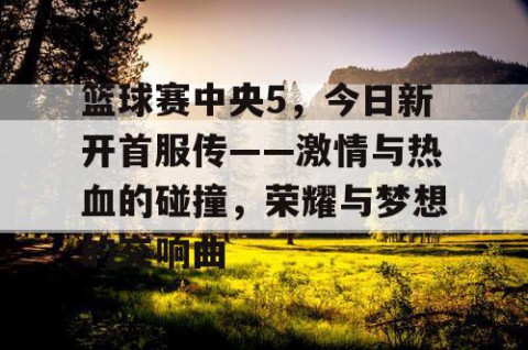 篮球赛中央5，今日新开首服传——激情与热血的碰撞，荣耀与梦想的交响曲