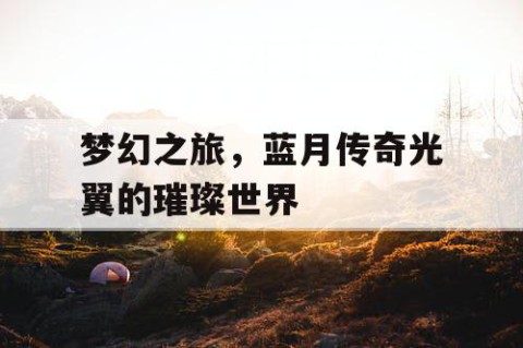 梦幻之旅，蓝月传奇光翼的璀璨世界
