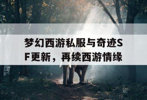 梦幻西游私服与奇迹SF更新，再续西游情缘