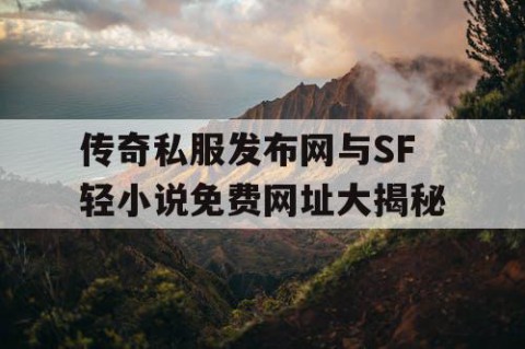传奇私服发布网与SF轻小说免费网址大揭秘