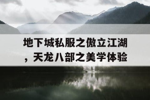 地下城私服之傲立江湖，天龙八部之美学体验