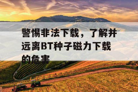 警惕非法下载，了解并远离BT种子磁力下载的危害
