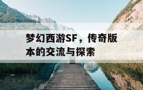 梦幻西游SF，传奇版本的交流与探索