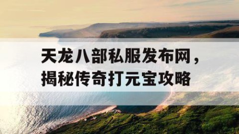 天龙八部私服发布网，揭秘传奇打元宝攻略