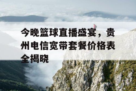 今晚篮球直播盛宴,贵州电信宽带套餐价格表全揭晓