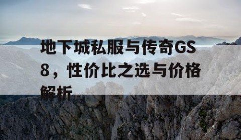 地下城私服与传奇GS8，性价比之选与价格解析