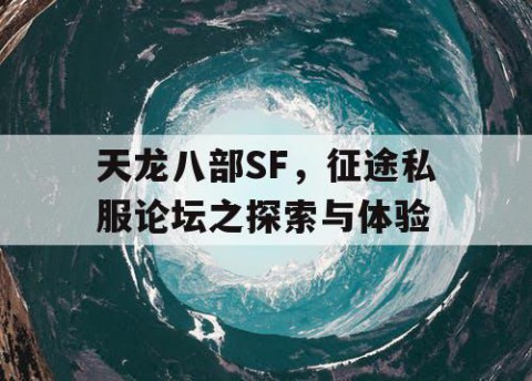 天龙八部SF，征途私服论坛之探索与体验