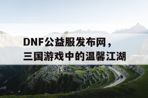 DNF公益服发布网，三国游戏中的温馨江湖