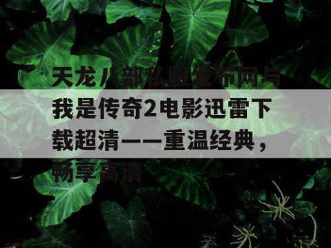 天龙八部私服发布网与我是传奇2电影迅雷下载超清——重温经典，畅享高清