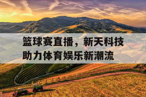 篮球赛直播，新天科技助力体育娱乐新潮流