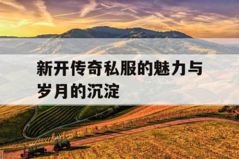 新开传奇私服的魅力与岁月的沉淀