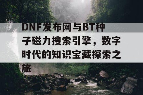DNF发布网与BT种子磁力搜索引擎，数字时代的知识宝藏探索之旅