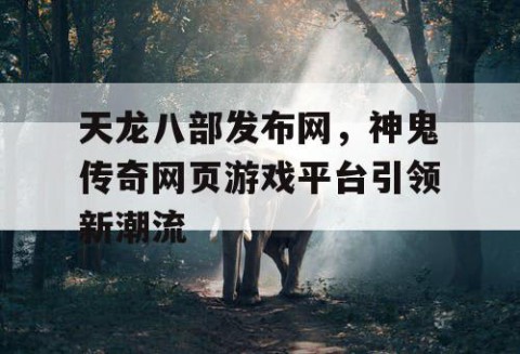 天龙八部发布网，神鬼传奇网页游戏平台引领新潮流