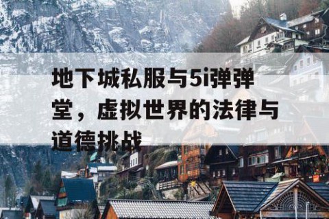 地下城私服与5i弹弹堂，虚拟世界的法律与道德挑战