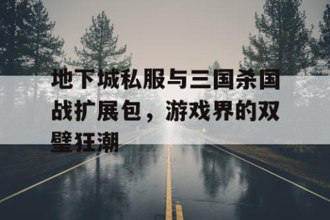 地下城私服与三国杀国战扩展包，游戏界的双璧狂潮