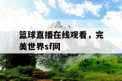 篮球直播在线观看，完美世界sf网