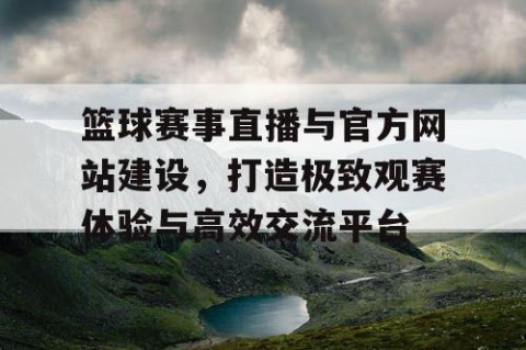 篮球赛事直播与官方网站建设，打造极致观赛体验与高效交流平台