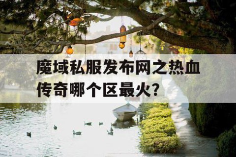 魔域私服发布网之热血传奇哪个区最火？