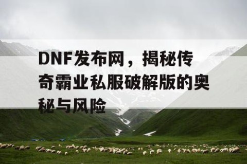 DNF发布网，揭秘传奇霸业私服破解版的奥秘与风险