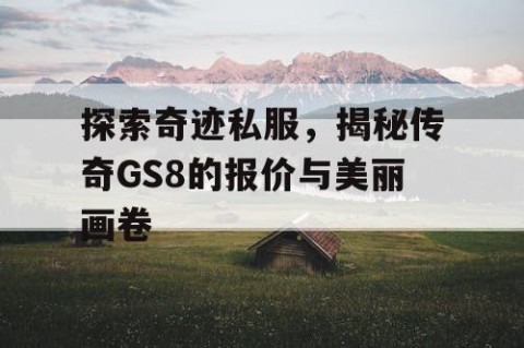 探索奇迹私服，揭秘传奇GS8的报价与美丽画卷