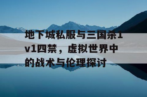 地下城私服与三国杀1v1四禁，虚拟世界中的战术与伦理探讨