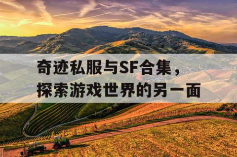奇迹私服与SF合集，探索游戏世界的另一面