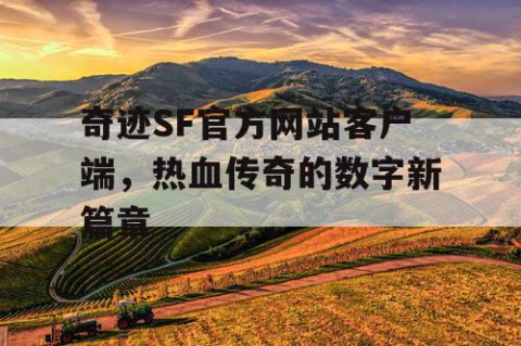 奇迹SF官方网站客户端，热血传奇的数字新篇章