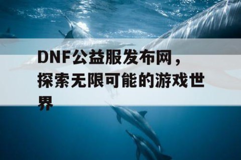 DNF公益服发布网，探索无限可能的游戏世界
