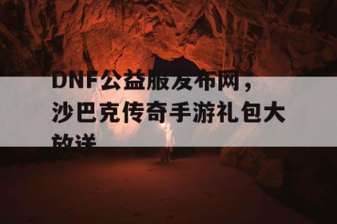 DNF公益服发布网，沙巴克传奇手游礼包大放送
