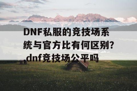 DNF私服的竞技场系统与官方比有何区别？,dnf竞技场公平吗