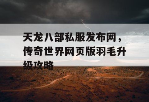 天龙八部私服发布网，传奇世界网页版羽毛升级攻略