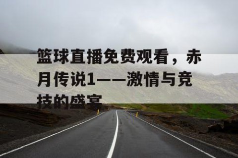 篮球直播免费观看,赤月传说1——激情与竞技的盛宴
