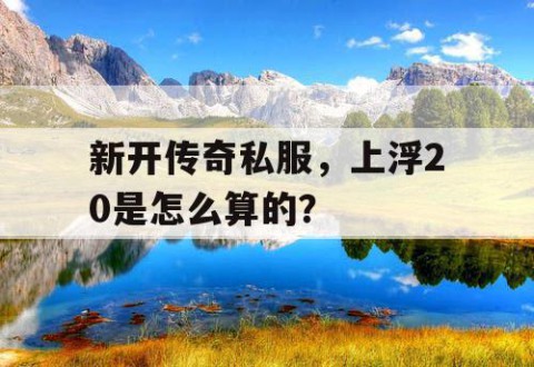 新开传奇私服，上浮20是怎么算的？