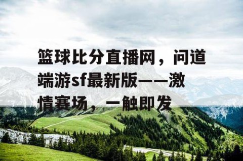 篮球比分直播网，问道端游sf最新版——激情赛场，一触即发