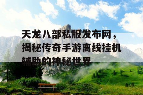 天龙八部私服发布网，揭秘传奇手游离线挂机辅助的神秘世界