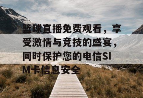 篮球直播免费观看，享受激情与竞技的盛宴，同时保护您的电信SIM卡信息安全