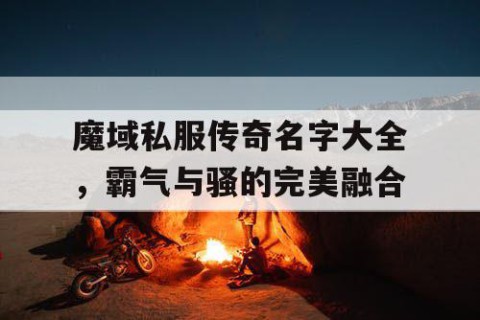 魔域私服传奇名字大全，霸气与骚的完美融合