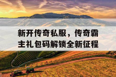 新开传奇私服，传奇霸主礼包码解锁全新征程