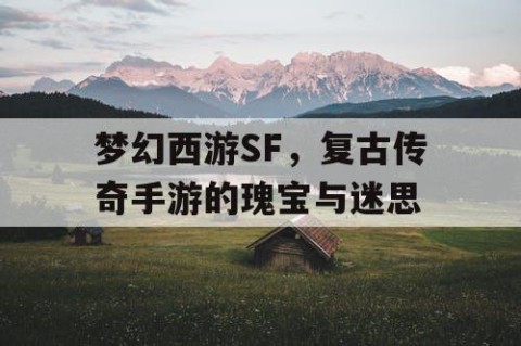 梦幻西游SF，复古传奇手游的瑰宝与迷思