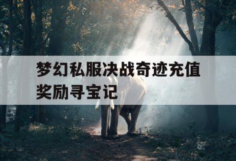 梦幻私服决战奇迹充值奖励寻宝记