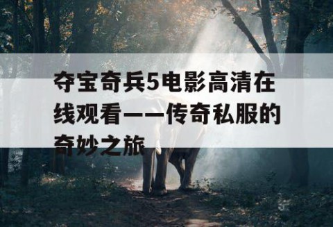 夺宝奇兵5电影高清在线观看——传奇私服的奇妙之旅