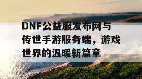 DNF公益服发布网与传世手游服务端，游戏世界的温暖新篇章