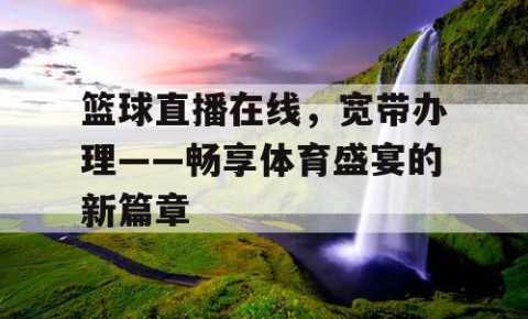 篮球直播在线，宽带办理——畅享体育盛宴的新篇章
