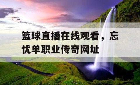 篮球直播在线观看，忘忧单职业传奇网址
