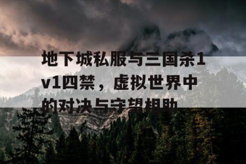 地下城私服与三国杀1v1四禁，虚拟世界中的对决与守望相助