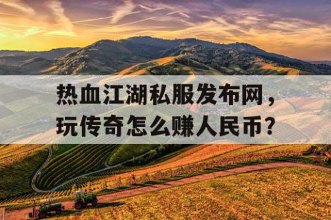 热血江湖私服发布网，玩传奇怎么赚人民币？