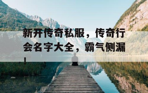 新开传奇私服，传奇行会名字大全，霸气侧漏！