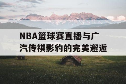 NBA篮球赛直播与广汽传祺影豹的完美邂逅