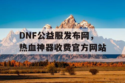 DNF公益服发布网，热血神器收费官方网站