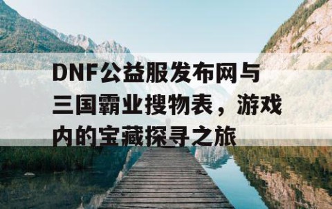 DNF公益服发布网与三国霸业搜物表，游戏内的宝藏探寻之旅